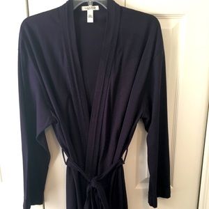 Calvin Klein Navy Blue Robe